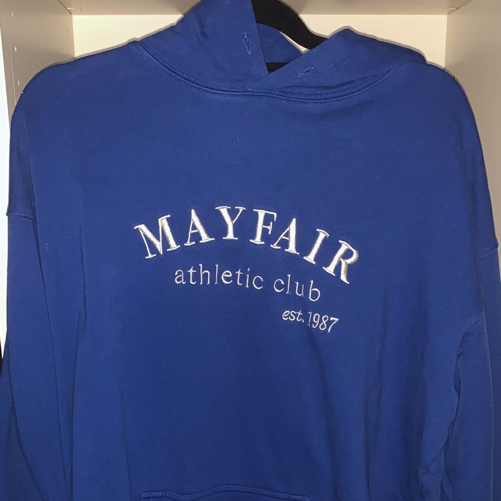 Mayfair group royal blue hoodie